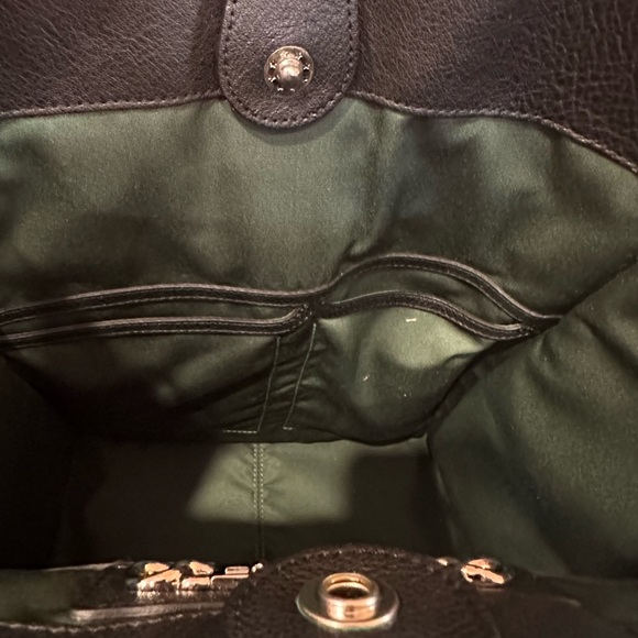 LOCKHEART satchel/Tote made of buttery soft leather and organization galore! NWT - Picture 3 of 6